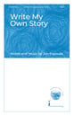 Write My Own Story SATB choral sheet music cover